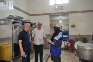 بازدید از مساجد، حسینیه ها و مراکز طبخ غذا و نذورات شهرستان کوهپایه در روز اربعین.