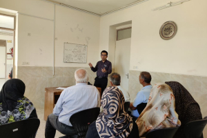  برگزاری جلسه آموزشی در خانه بهداشت بادافشان