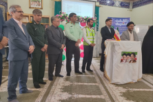 طنین زنگ «مهر و مقاومت» در شهرستان کوهپایه همزمان با سراسر استان نواخته شد