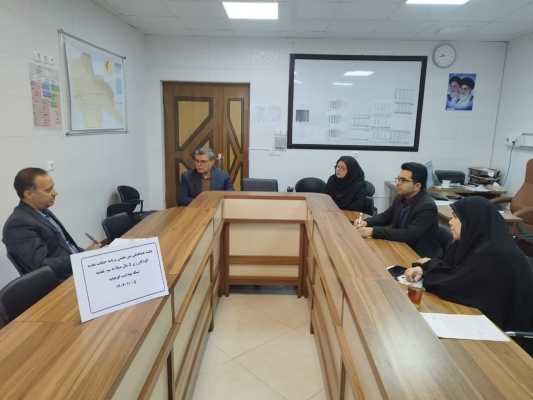 جلسه هماهنگی بین‌بخشی با اداره تعاون، کار و رفاه اجتماعی شهرستان