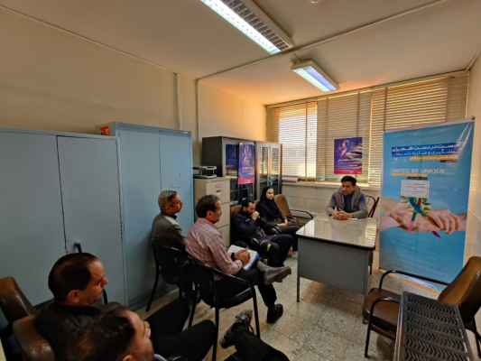  آموزش گروهی در اداره گاز شهرستان کوهپایه