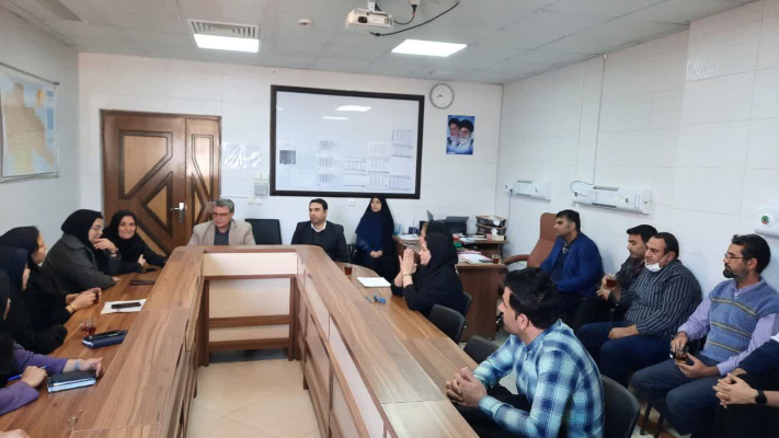 برگزاری آیین معارفه معاون بهداشتی شبکه بهداشت و درمان شهرستان کوهپایه