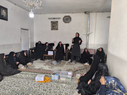 برگزاری کلاس آموزشی در روستای زفره