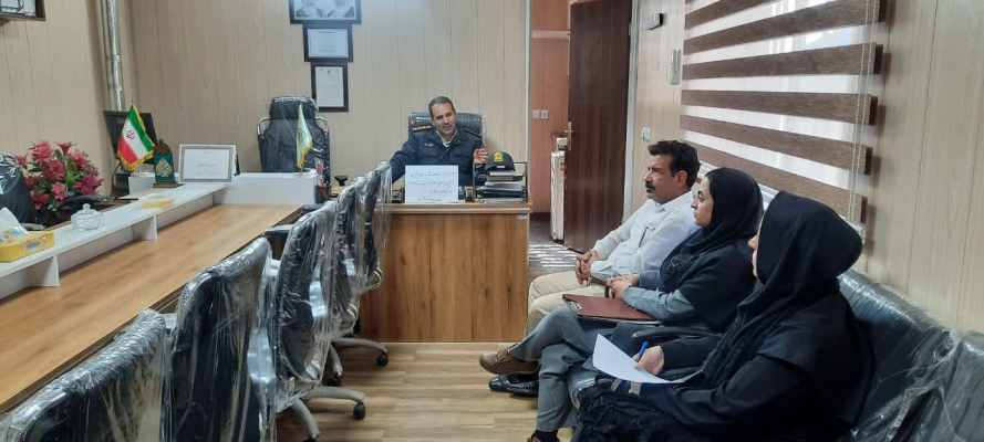 جلسه برون بخشی به مناسبت هفته سلامت مردان در کلانتری ۲۹ سجزی