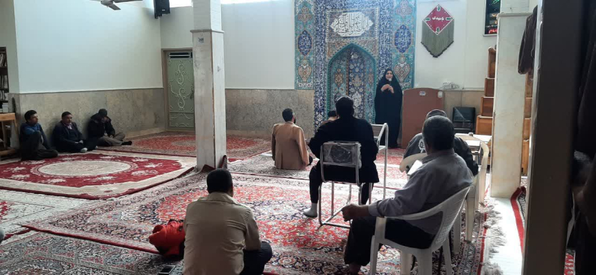 برگزاری جلسه آموزشی انتخاب های آگاهانه تغذیه ای سالم در مسجد الهادی زفره