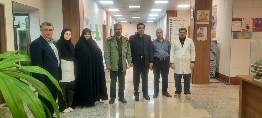 بازدید نوروزی مدیر شبکه بهداشت و درمان از مراکز بهداشتی درمانی شهرستان