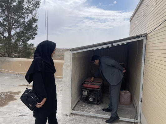 بازدید معاون بهداشتی و واحد مدیریت خطر و پدافند غیر عامل از مرکز شبانه روزی سجزی
