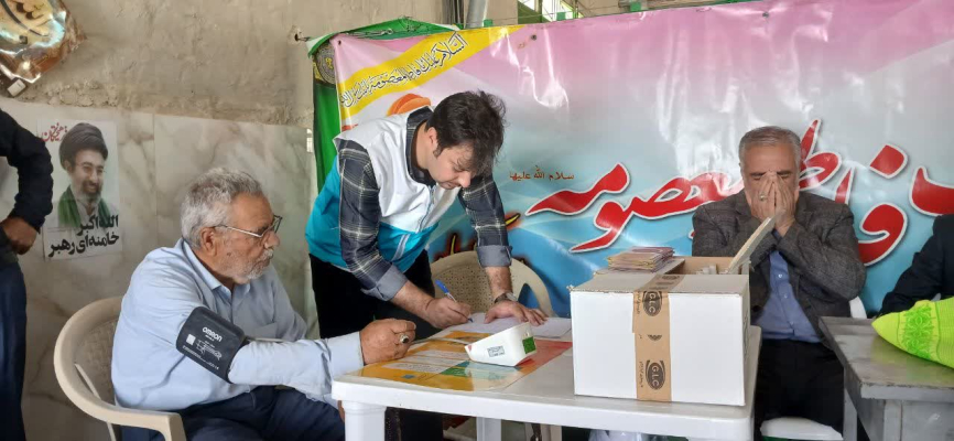 برپایی میز خدمت در نماز جمعه کوهپایه