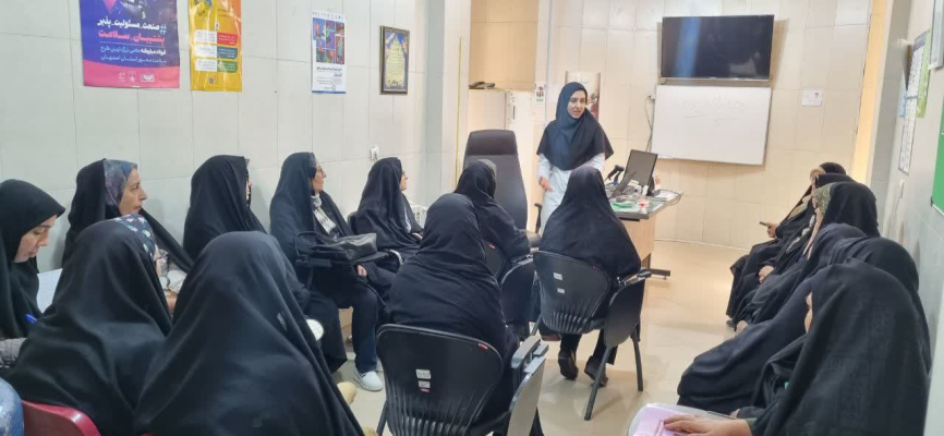 برگزاری جلسه آموزشی در راستای برنامه SDH در مرکز سجزی