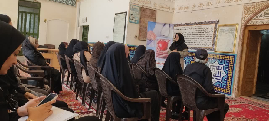 برگزاری جلسه آموزشی سبک زندگی سالم به مناسبت هفته سلامت در آستان مقدس امامزاده قاسم تودشک