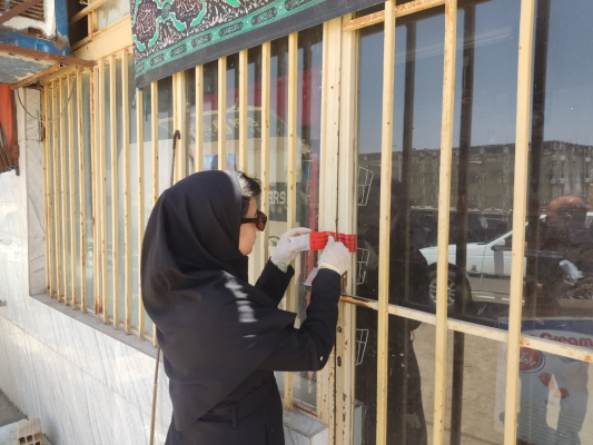 بازدید واحد مهندسی بهداشت محیط از مراکز عرضه تهیه و توزیع شهرستان کوهپایه