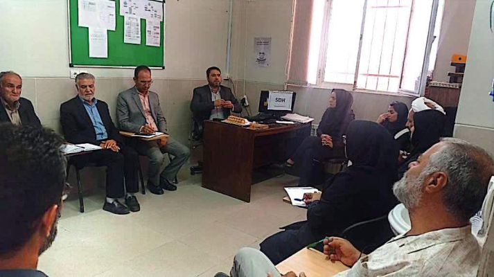 برگزاری جلسه هیات امنا در خصوص برنامه‌های SDH در مرکز خدمات جامع سلامت زفره