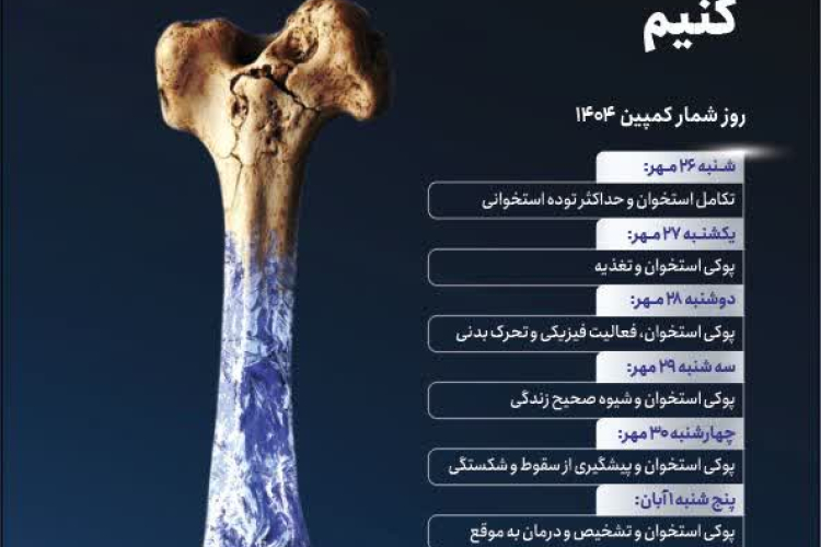 پوستر سلامت استخوان