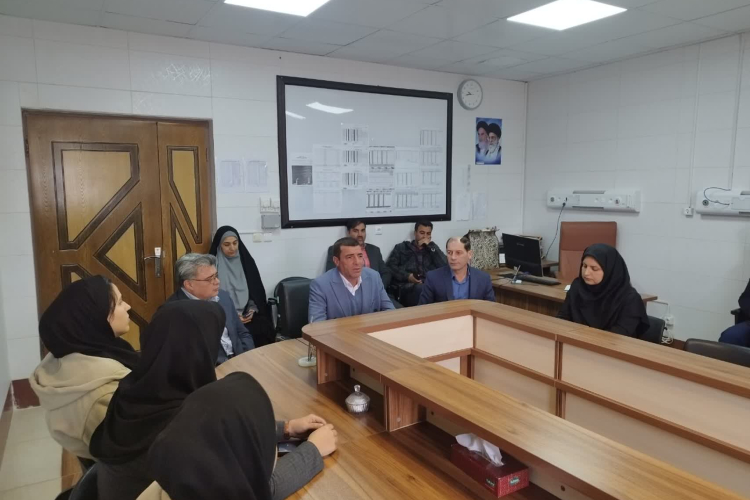 مراسم تکریم و معارفه سرپرست جدید شبکه بهداشت و درمان شهرستان کوهپایه