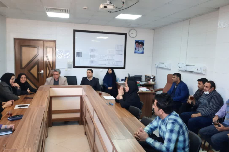 برگزاری آیین معارفه معاون بهداشتی شبکه بهداشت و درمان شهرستان کوهپایه