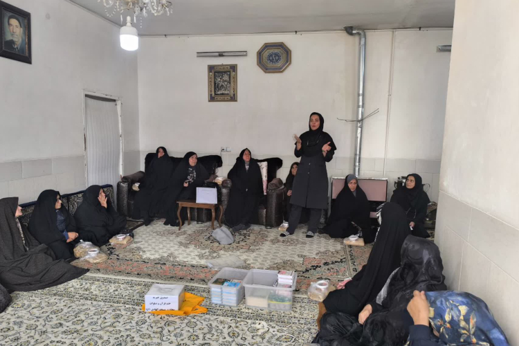 برگزاری کلاس آموزشی در روستای زفره