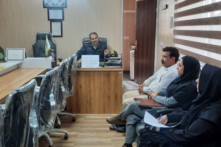 جلسه برون بخشی به مناسبت هفته سلامت مردان در کلانتری ۲۹ سجزی