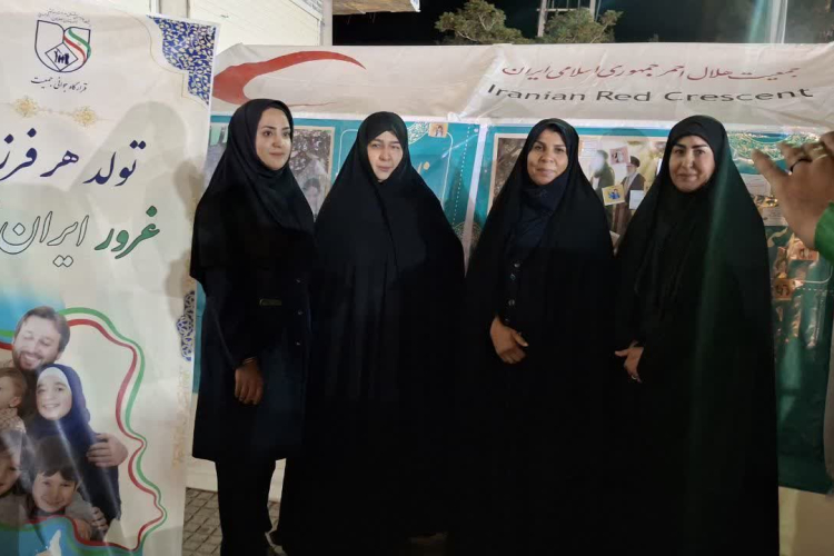برپایی غرفه «جوانی جمعیت و حفظ حیات جنین» در اجتماع عظیم مردمی؛ تا پای جان برای ایران در شهرستان کوهپایه