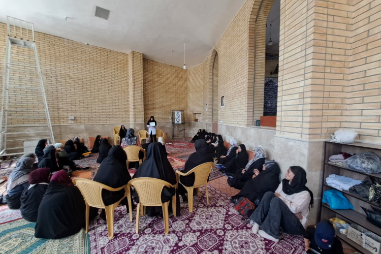 برگزاری آموزش گروهی سلامت محور در مسجد نوبنیاد تودشک