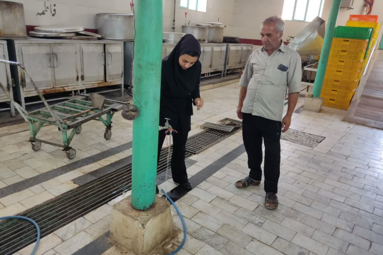 بازدید از ایستگاه های صلواتی و آشپزخانه مساجد، حسینیه ها، تکایا و دسته های عزاداری شهرستان کوهپایه