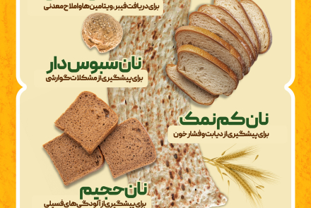 پویش ملی اطلاع‌رسانی تغذیه سالم با شعار «نان و سلامت»