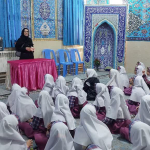 جلسه آموزشی در دبستان دخترانه شهید عبایی کوهپایه 