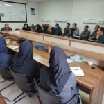 جلسه هماهنگی مدیر شبکه بهداشت و درمان و پرسنل واحدهای ستادی