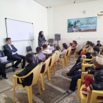 جلسه آموزشی تغذیه در دبستان پسرانه ۱۵ شعبان تودشک