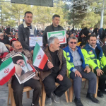 حضور مدیریت و پرسنل شبکه بهداشت و درمان و مراکز تحت پوشش شهرستان کوهپایه در راهپیمایی پرشور ۲۲ بهمن