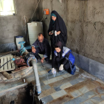 بازدید مشترک واحد مهندسی بهداشت محیط به همراه اداره آب و فاضلاب شهرستان کوهپایه