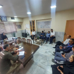 برگزاری جلسه آموزشی در اداره آب و فاضلاب کوهپایه 