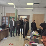  بازدید امام جمعه و معاون فرماندار شهرستان از مرکز بهداشت کوهپایه به مناسبت هفته عفاف و حجاب