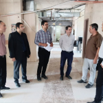 بررسی پیشرفت وضعیت ساختمانی تودشک توسط مهندسین امور ساختمانی دانشگاه