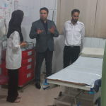 بازدید شبانه‌ معاون شبکه بهداشت و درمان شهرستان کوهپایه از مراکز خدمات جامع سلامت شهرستان
