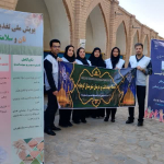 برپایی میز خدمت شبکه بهداشت و درمان کوهپایه در جوار آستان مقدس امامزاده قاسم (ع) تودشک همزمان با مراسم اربعین حسینی