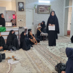 آموزش نکات سلامت به بانوان در جلسه قرآنی شهر سجزی