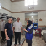 بازدید از مساجد، حسینیه ها و مراکز طبخ غذا و نذورات شهرستان کوهپایه در روز اربعین.