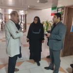 بازدید معاون بهداشتی شبکه بهداشت ودرمان  کوهپایه از مراکز شبانه روزی و مواکب شهرستان در ایام آخر ماه صفر