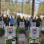 حضور مدیریت و معاونت شبکه بهداشت و درمان کوهپایه در مراسم تودیع و معارفه امام جمعه شهر سجزی 
