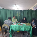 برگزاری جلسه آموزشی همراه با غربالگری های سلامت و مشاوره تغذیه در مسجد الهادی یک لنگی