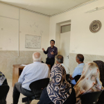 برگزاری جلسه آموزشی در خانه بهداشت بادافشان