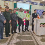 طنین زنگ «مهر و مقاومت» در شهرستان کوهپایه همزمان با سراسر استان نواخته شد