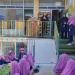آموزش تغذیه در روز جهانی تخم مرغ در دبستان دخترانه شمیم رحمت همراه با صبحانه سالم