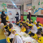 برگزاری مراسم روز جهانی تخم مرغ و هفته ملی کودک در مهدکودک جوانه های قرآن کوهپایه